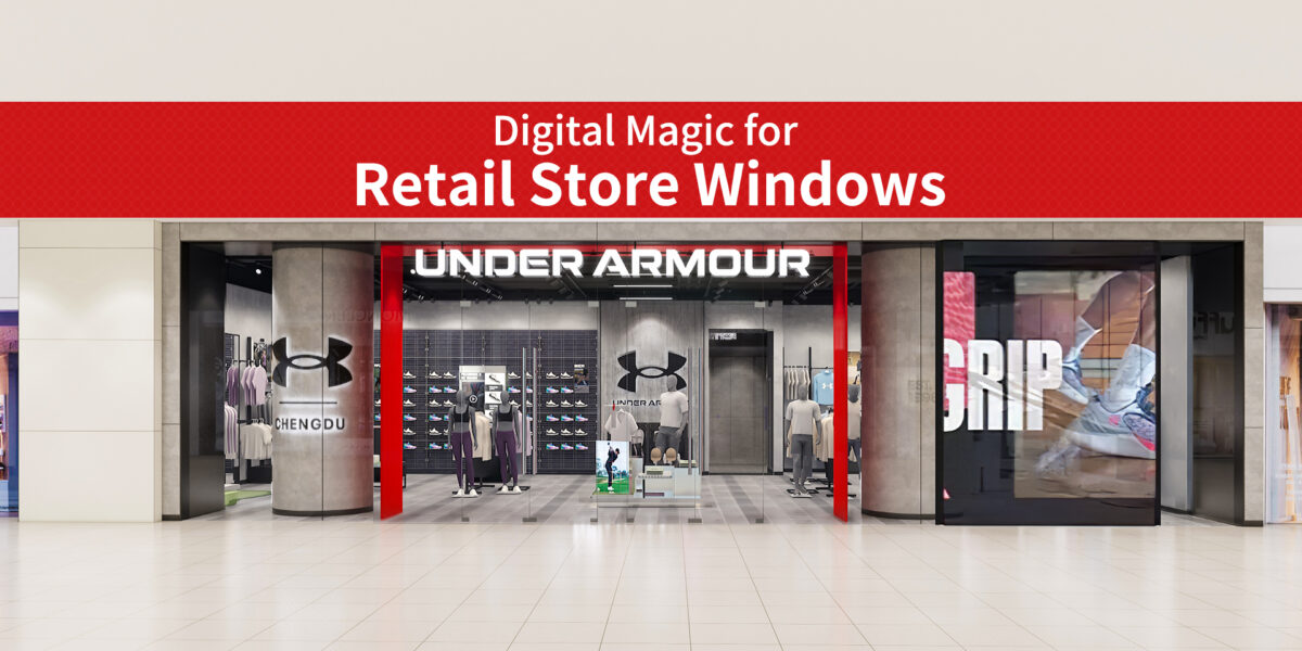How Transparent led screens Can Be Applied in Glass Storefronts 1 成都安德玛 2 1 1200x600 1